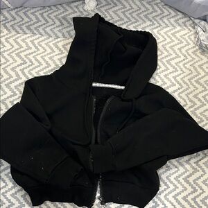 SHEIN Black Hoodie Sweater